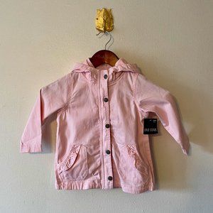 🔥 Okie Dokie | Pink Baby/Toddler Hooded Jacket with Pockets Sz 24 Months NWT
